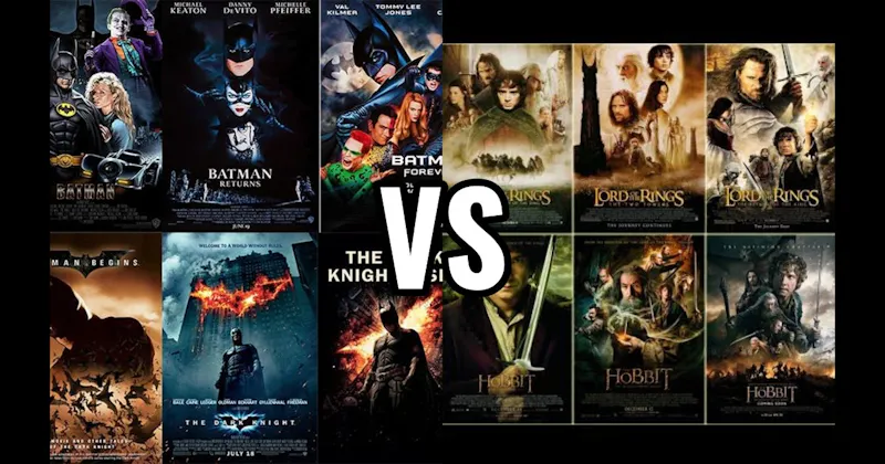 Batman Movies vs. Lord of the Rings Movies