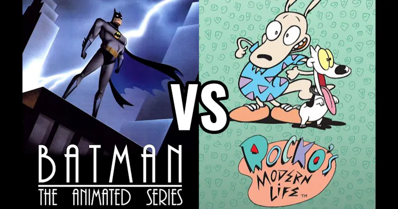 Batman: The Animated Series vs. Rocko’s Modern Life