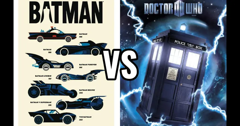 Batmobile (Batman) vs. TARDIS (Doctor Who)