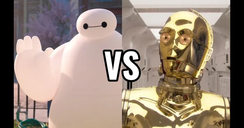 Baymax (Big Hero 6) vs. C-3PO (Star Wars)