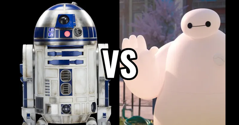 Baymax (Big Hero 6) vs. R2-D2 (Star Wars)
