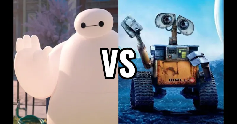 Baymax (Big Hero 6) vs. WALL-E (WALL-E)