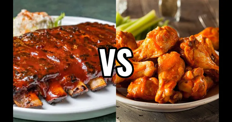BBQ Ribs vs. Buffalo Wings
