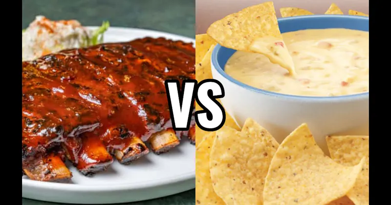 BBQ Ribs vs. Chips & Queso