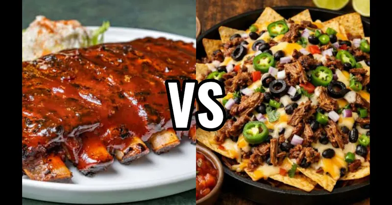 BBQ Ribs vs. Loaded Nachos