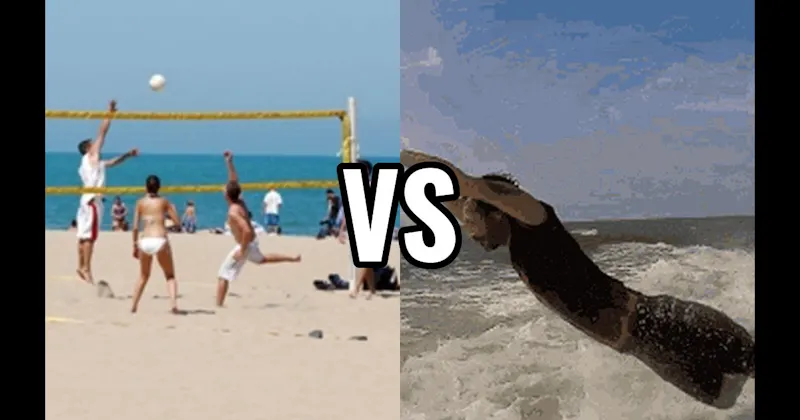 Beach Volleyball vs. Jump Waves