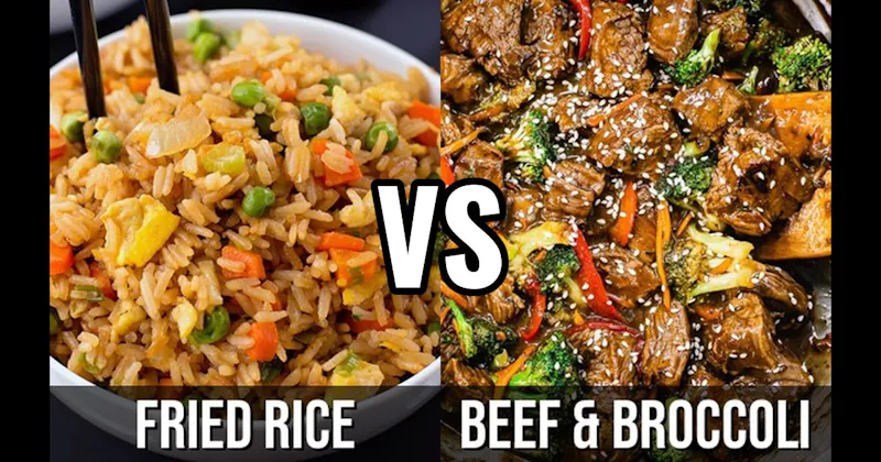 Beef & Broccoli vs. Fried Rice