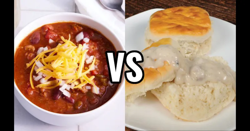 Biscuits and Gravy vs. Chili