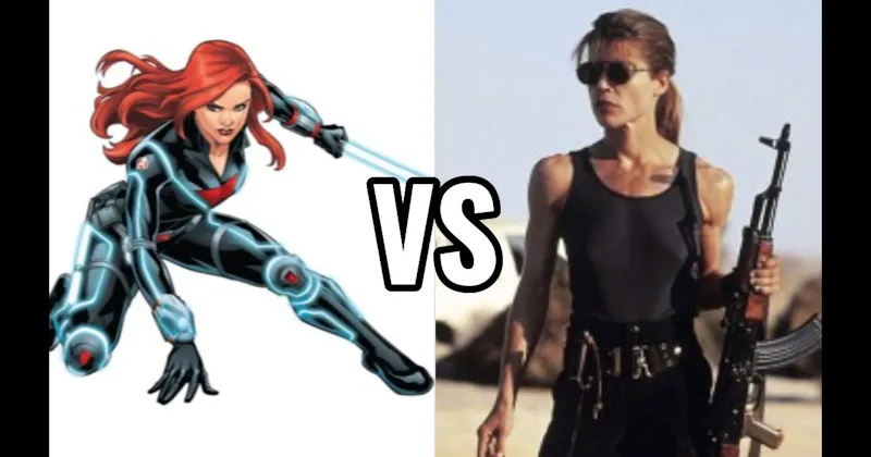 Black Widow vs. Sarah Connor (Terminator / T2)