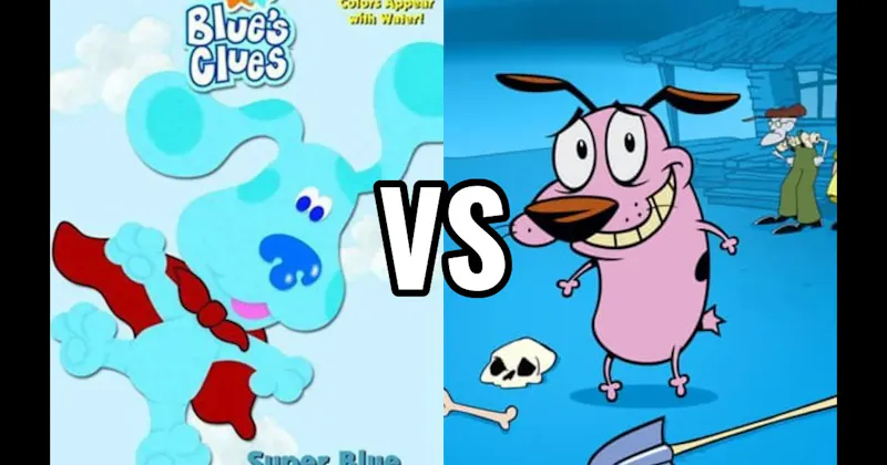 Blue (Blue's Clues) vs. Courage (Courage the Cowardly Dog)