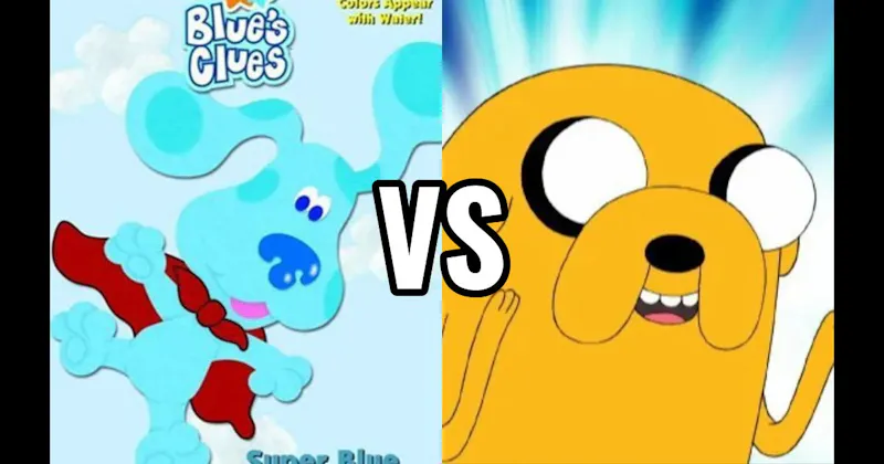 Blue (Blue's Clues) vs. Jake the Dog (Adventure Time)