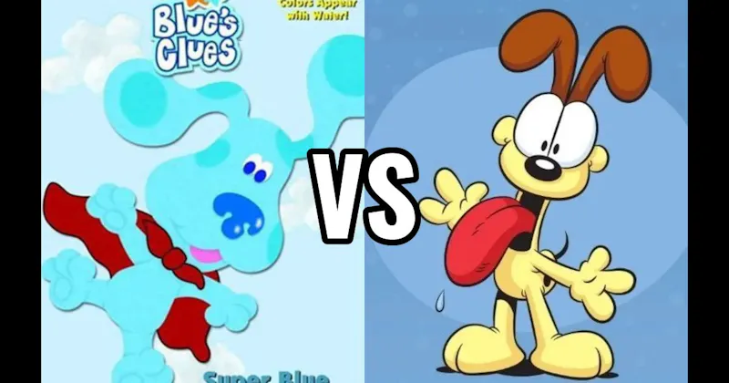 Blue (Blue's Clues) vs. Odie (Garfield)