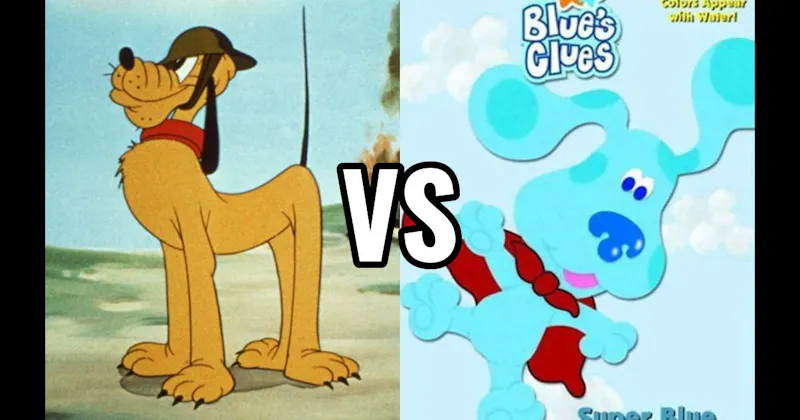 Blue (Blue's Clues) vs. Pluto (Disney)