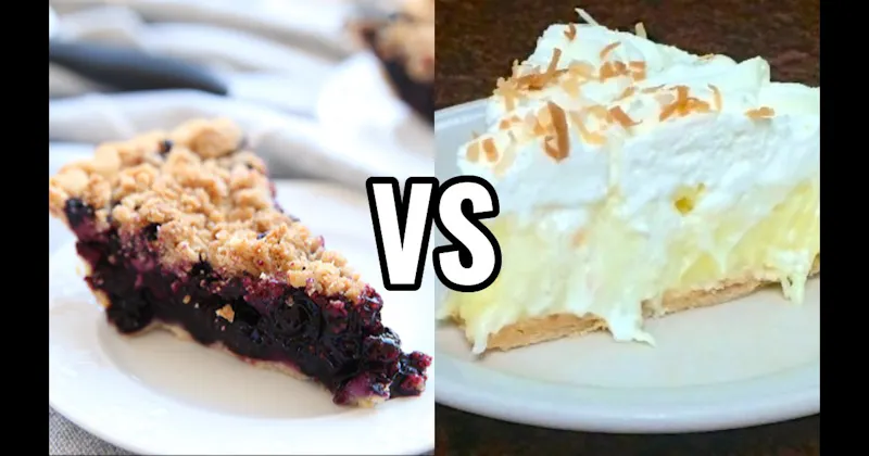 Blueberry Pie vs. Coconut Cream Pie