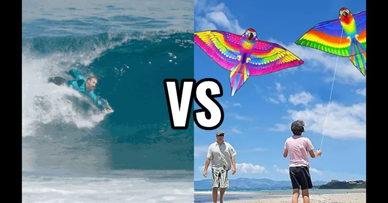Body Surf vs. Fly a Kite