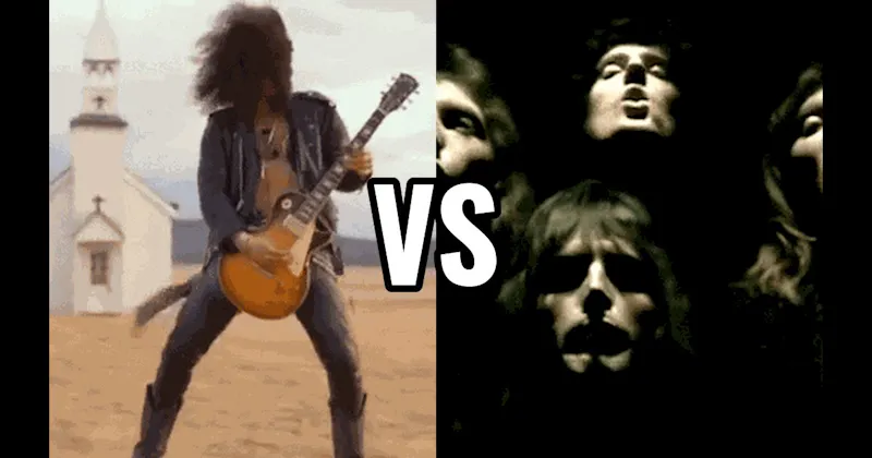Bohemian Rhapsody (Queen) vs. November Rain (Guns N’ Roses)