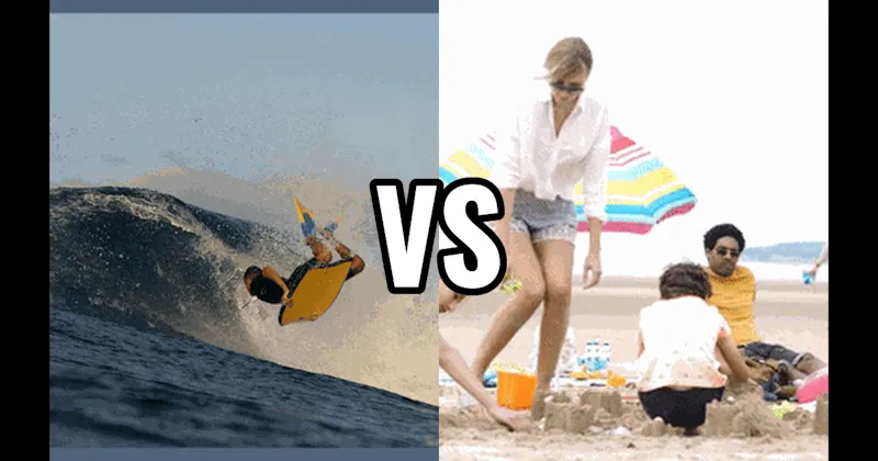 Boogie Board vs. Build a Sandcastle