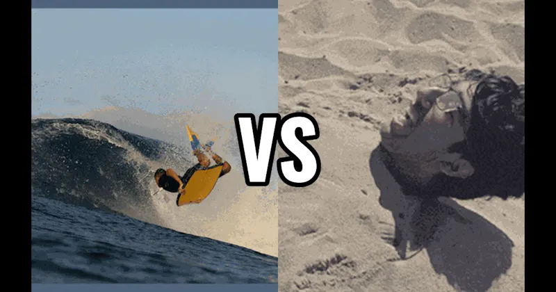 Boogie Board vs. Bury Someone in Sand