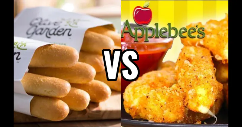 Breadsticks (Olive Garden) vs. Mozzarella Sticks (Applebee’s)