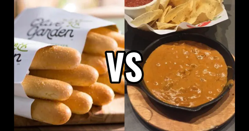 Breadsticks (Olive Garden) vs. Skillet Queso (Chili’s)