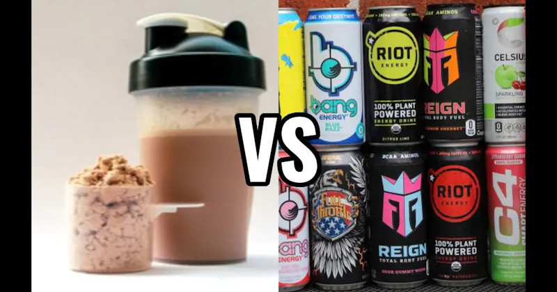 Breakfast Shake vs. Energy Drink