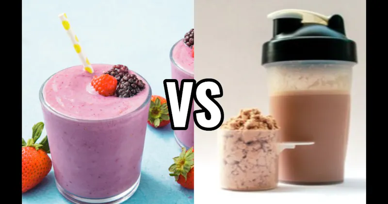Breakfast Shake vs. Smoothies