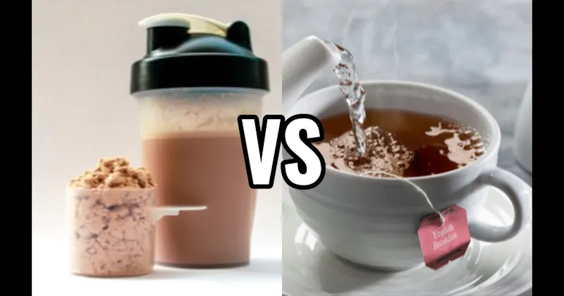 Breakfast Shake vs. Tea