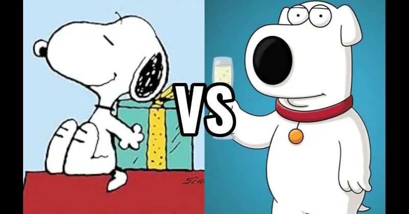Brian Griffin (Family Guy) vs. Snoopy (Peanuts)