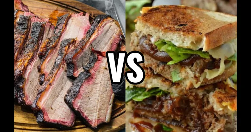 Brisket vs. Meatloaf Sandwich