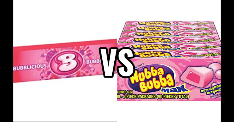 Bubblicious vs. Hubba Bubba