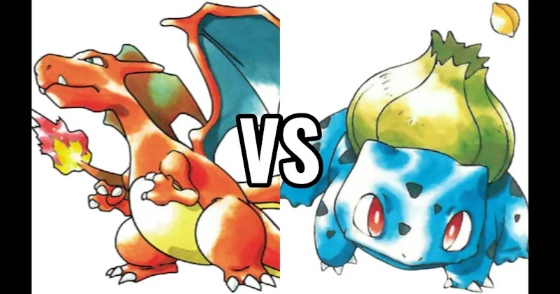 Bulbasaur vs. Charizard