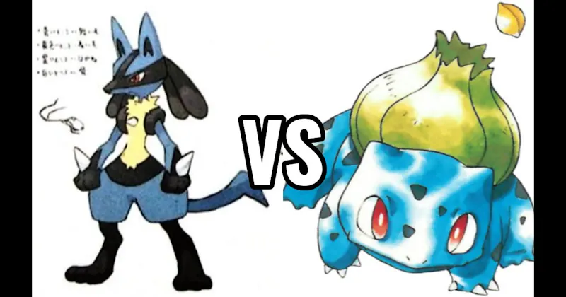 Bulbasaur vs. Lucario