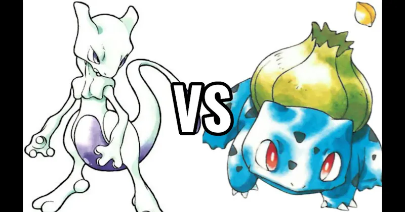 Bulbasaur vs. Mewtwo