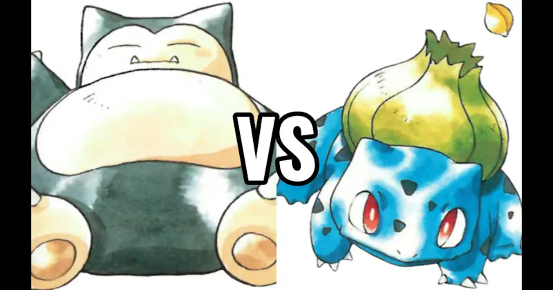 Bulbasaur vs. Snorlax