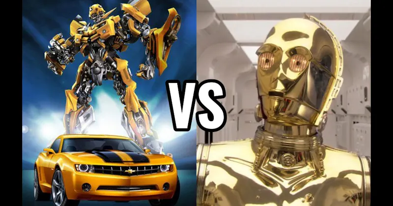 Bumblebee (Transformers) vs. C-3PO (Star Wars)