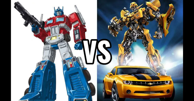 Bumblebee (Transformers) vs. Optimus Prime (Transformers)