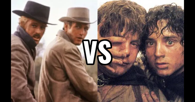 Butch Cassidy & Sundance Kid vs. Frodo Baggins & Samwise Gamgee (Lord of the Rings)