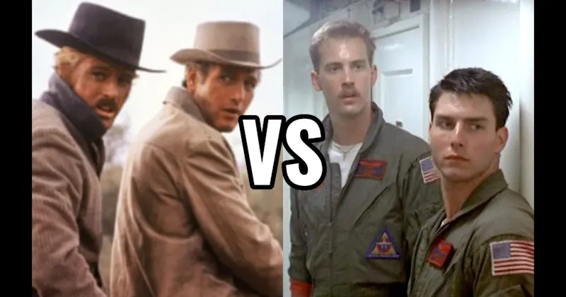 Butch Cassidy & Sundance Kid vs. Maverick & Goose (Top Gun)