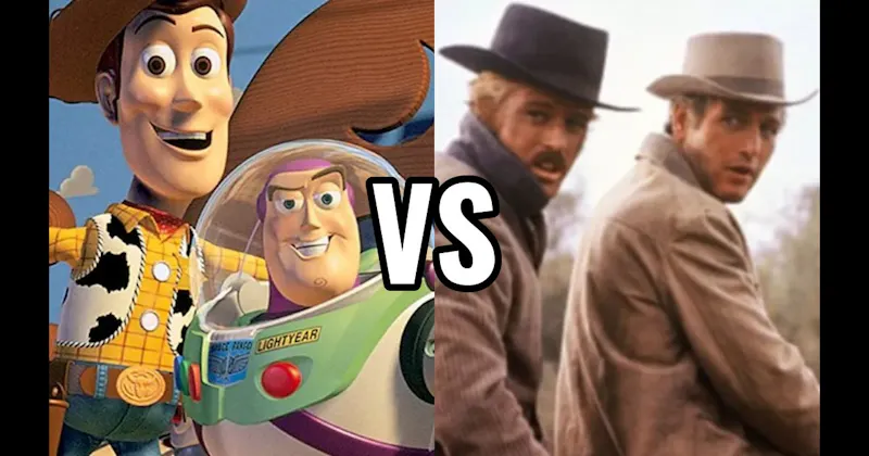 Butch Cassidy & Sundance Kid vs. Woody & Buzz Lightyear (Toy Story)