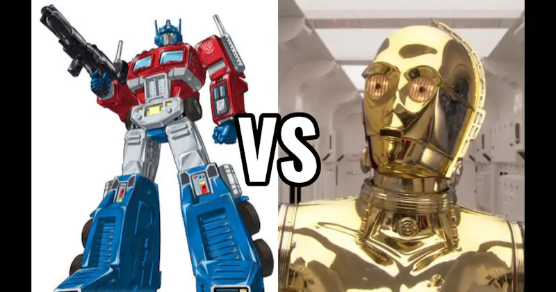 C-3PO (Star Wars) vs. Optimus Prime (Transformers)