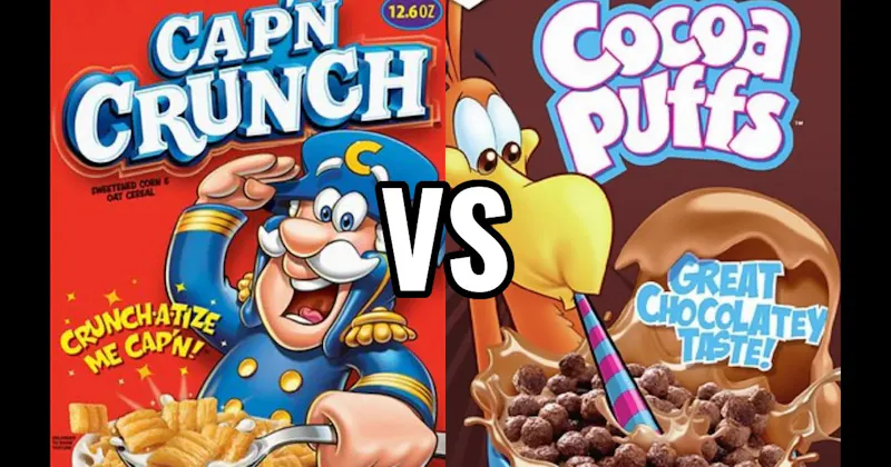 CAP’N CRUNCH CEREAL vs. COCOA PUFFS