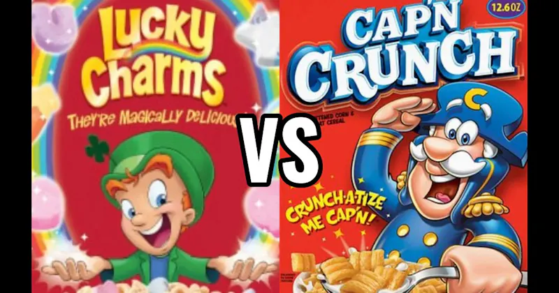 CAP’N CRUNCH CEREAL vs. LUCKY CHARMS