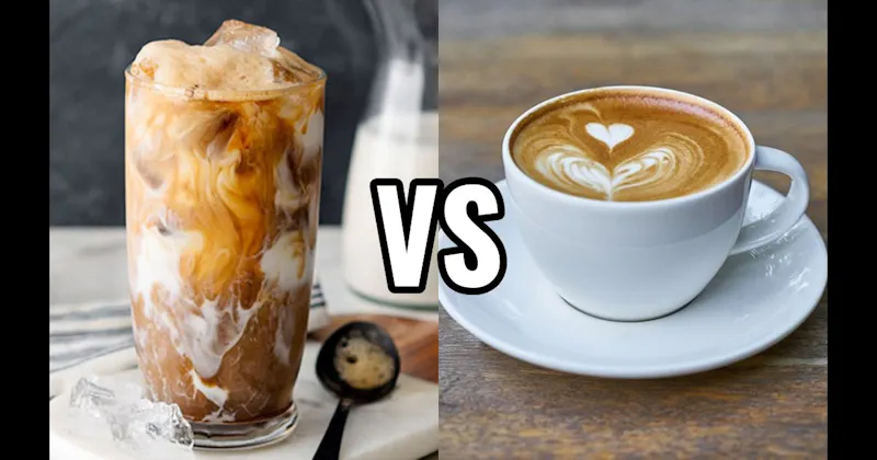 Cappuccino vs. Iced Latte