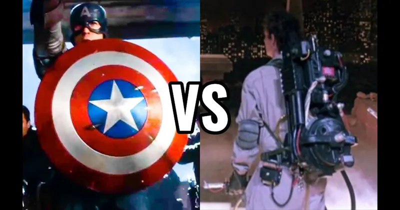 Captain America's Shield vs. Ghostbusters Proton Pack