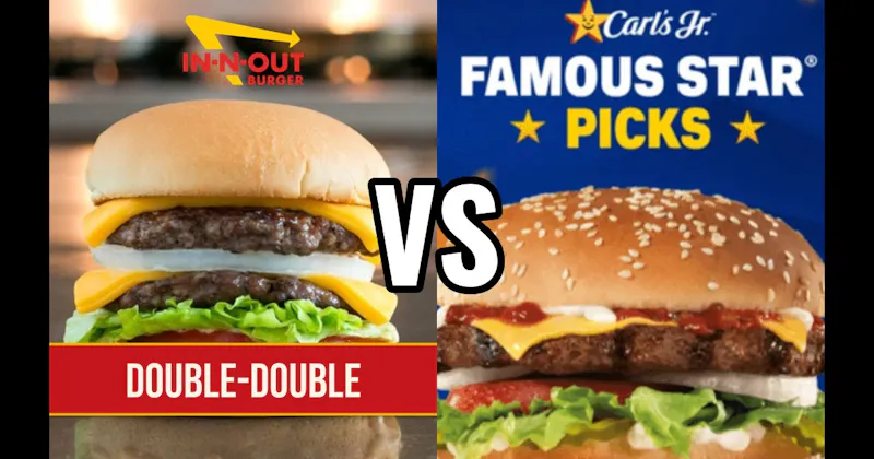 Carl’s Jr. Famous Star with Cheese vs. In-N-Out Double-Double