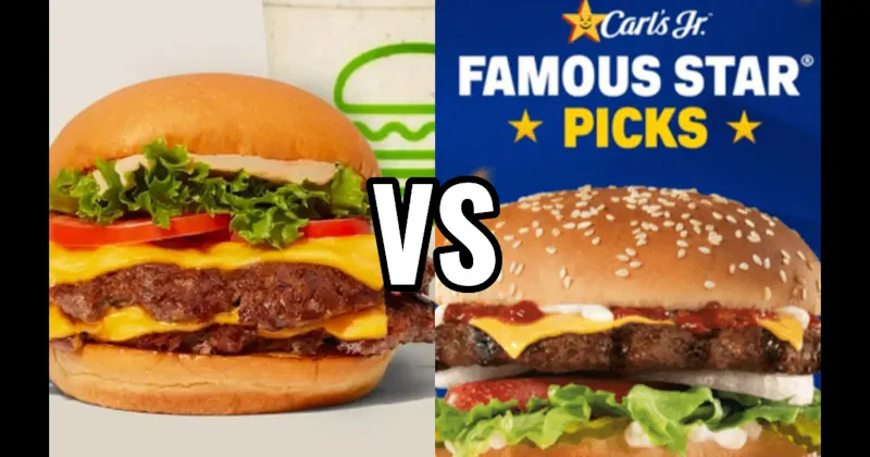 Carl’s Jr. Famous Star with Cheese vs. Shake Shack ShackBurger