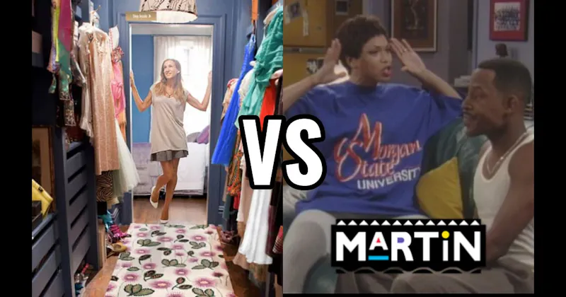 Carrie Bradshaw’s Apartment (Sex and the City) vs. Martin’s Apartment (Martin)