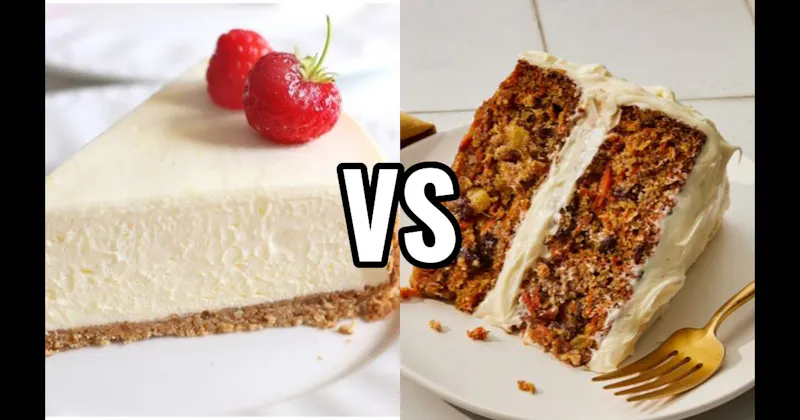 Carrot Cake vs. Cheesecake