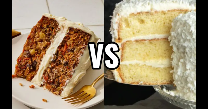 Carrot Cake vs. Coconut Cake