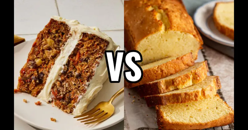 Carrot Cake vs. Pound Cake